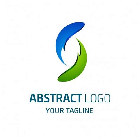 Blue And Green Abstract Shapes Logo Vector Free Download