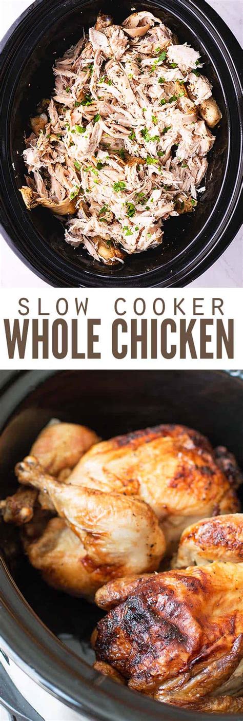Slow cooker chicken recipe