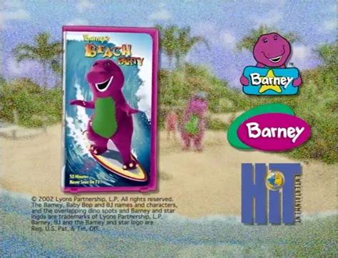 Trailers from barney vhs tapes with 2000 reprints and 1998 vhs tape print for lyrick studios? Previews from Barney's Beach Party (VHS and DVD re ...