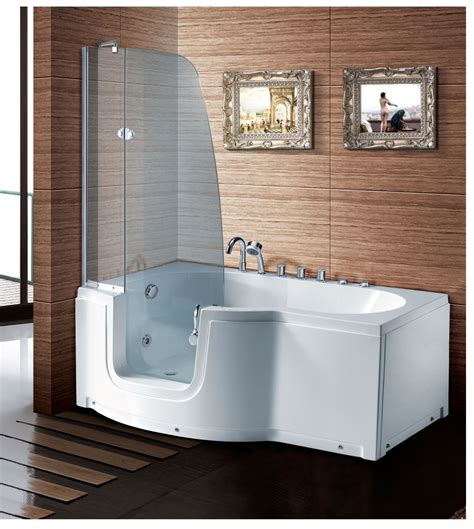 These provide a luxurious option for those who like to soak in comfort. Walk In Tub Bathtub Shower Combo Corner Bath Tub - Buy ...