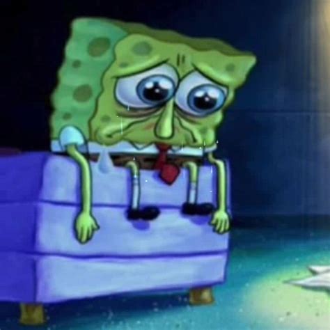 Spongebob Crying  Spongebob Crying Sad Descubre Y Comparte 