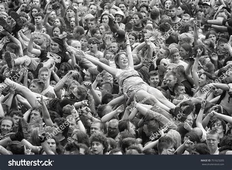 390 Crowd Surfing Girl Stock Photos Images Photography Shutterstock
