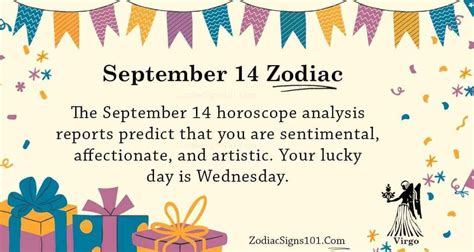 September 14 Zodiac Is Virgo Birthdays And Horoscope Zodiacsigns101