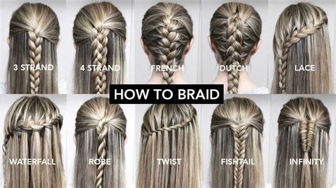 Simple Braid Hairstyles Tutorial