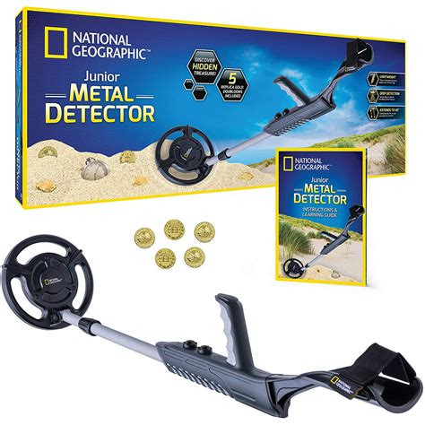 National Geographic Junior Metal Detector For Kids With 75 Waterproof