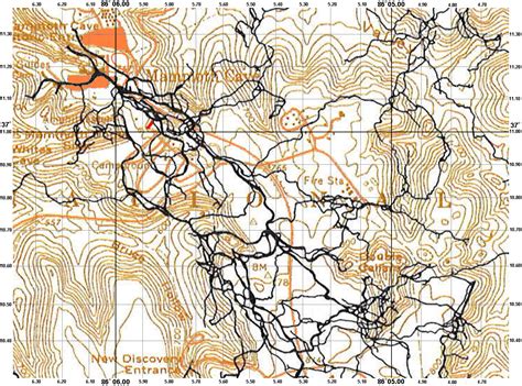 33 Map Of Mammoth Cave System Maps Database Source Gambaran