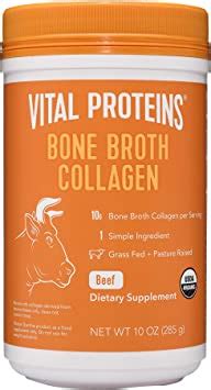 Amazon Com Vital Proteins Organic Grass Fed Beef Bone Broth Collagen Oz Canister Defend