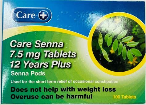 Care Senna Tablets 7 5mg Pack Of 100 Easymeds Pharmacy