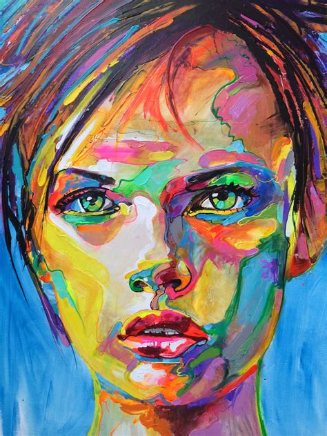 Love This Paint Oil Painting Portrait Abstract Portrait Abstract Art