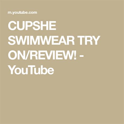 cupshe swimwear try on review youtube cupshe swimwear cupshe swimwear