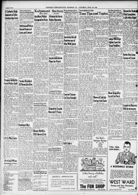 Shamokin News-Dispatch from Shamokin, Pennsylvania on April 26, 1958