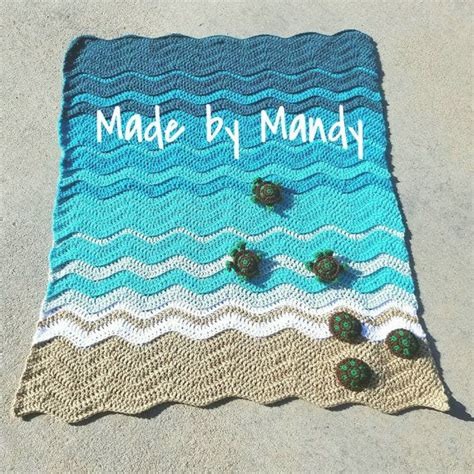 Baby Sea Turtle Blanket By Madebymandy86 On Etsy Crochet