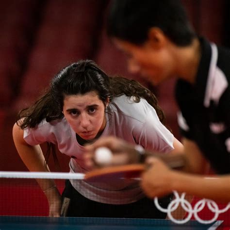 girl that was a table tennis pro olympics sinoharew
