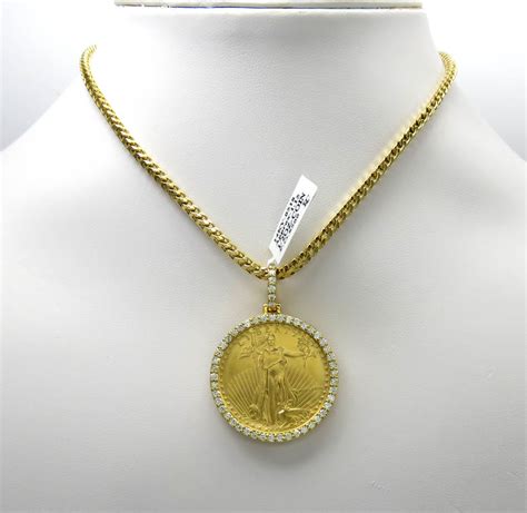 Buy 14k Yellow Gold Large Diamond Liberty 12 Oz Coin