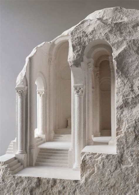 Matthew Simmonds Creates Marble Models And Architectural Sculptures