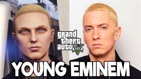 Young Eminem Character Creation Gta 5 Online Ps4ps5xboxpc Youtube