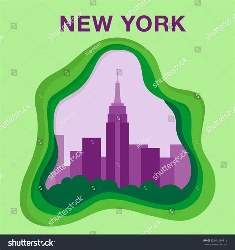 New York City Vector Illustration Stock Vector Royalty Free 661580818