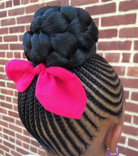 Pull hair back and away from the face. Braids for Kids: Black Girls Braided Hairstyle Ideas in ...
