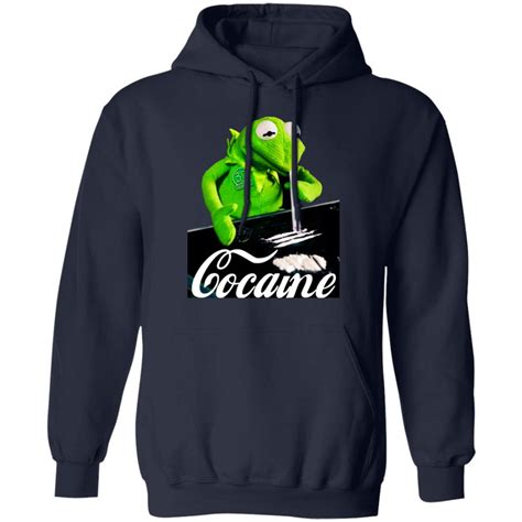 Kermit The Frog Doing Coke T Shirt Long Sleeve Hoodie