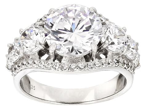 Charles Winston For Bella Luce R 1034ctw Rhodium Over Silver Ring