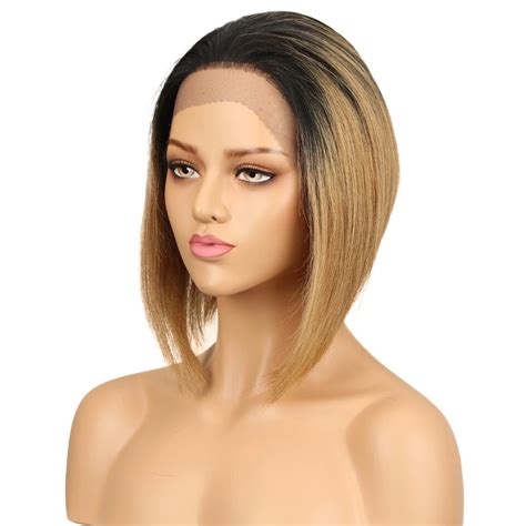 Aliexpress Com Buy Joedir Straight Bob Wig Brazilian Remy Hair Lace