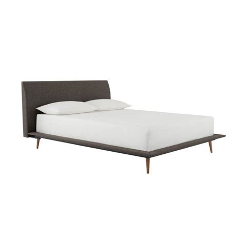 Transform Your Bedroom Into This Queen Upholstered Platform Bed With A