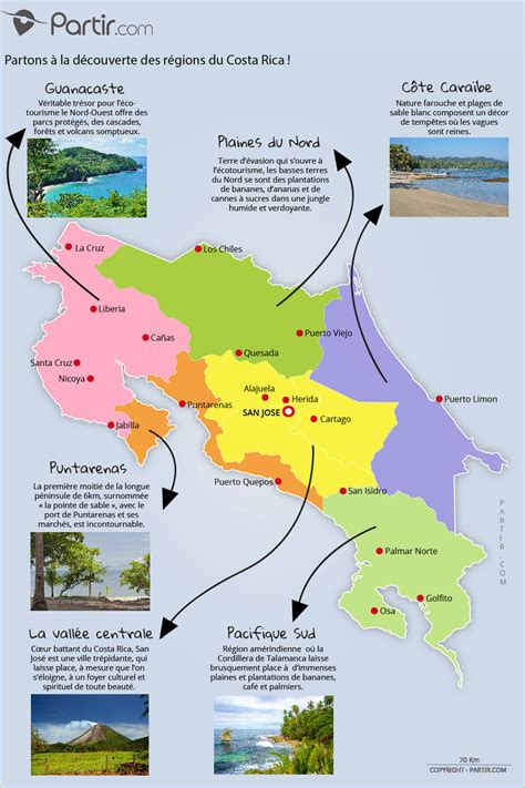 Carte Du Costa Rica Voyages Cartes