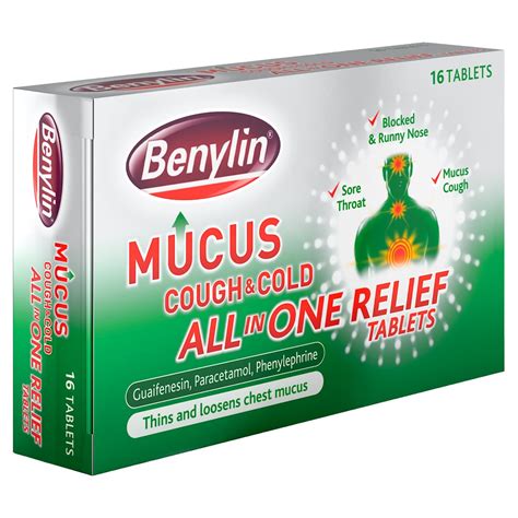 benylin mucus cough and cold all in one relief tablets bb foodservice