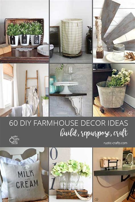 60 Easy Diy Farmhouse Decor Ideas Rustic Crafts