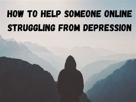How To Help Someone Online Struggling From Depression My Rockin