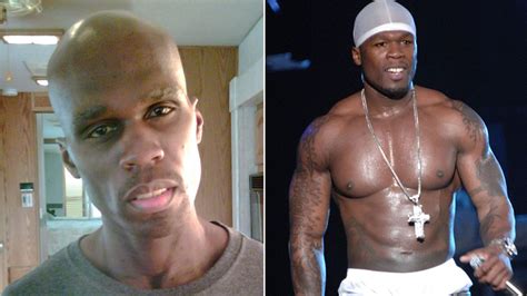 50 cent before and after 50 cent s body was shaved after his halftime show at super bowl lvi