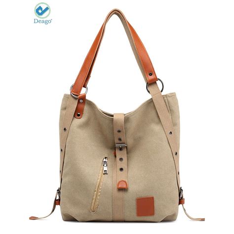 Deago Deago Purse Handbag For Women Canvas Tote Bag Casual Shoulder