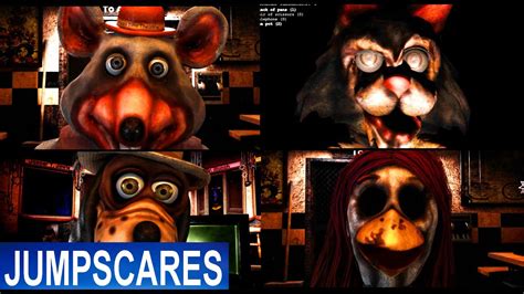 Five Nights At Chuck E Cheeses Rebooted All Jumpscares Youtube
