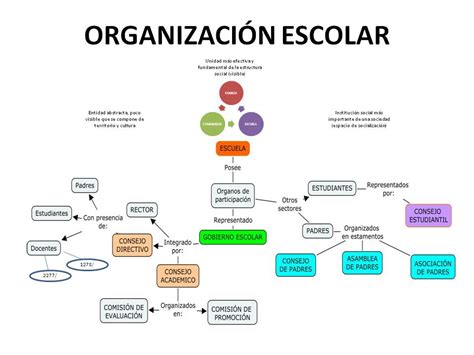 Mapa Conceptual Niveles De Organizacion Educacion Images
