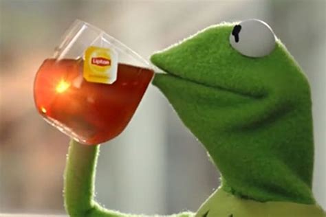 12 Kermit Sipping Tea Meme Generator