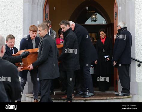 The Coffin Of Seamus Mallon The Former Deputy First Minister Of Northern Ireland Is Carried