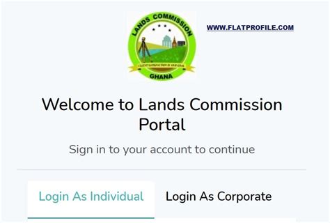 Ghana Lands Commission Portal Log In Applications And Verification