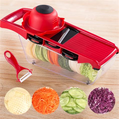 Creative Mandoline Plastic Vegetable Fruit Slicers And Cutter With