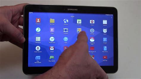How To Take A Screenshot On A Samsung Galaxy Tab 4 Tablet Youtube