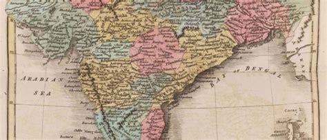 Historical Map Of India 1809 Maps Of India