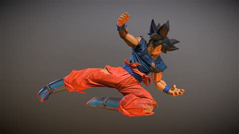 Goku 01 Hd Low Res 3d Scan Buy Royalty Free 3d Model By 3dscanx