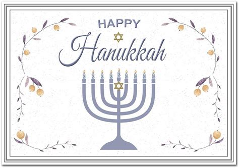 Hanukkah Cards Happy Hanukkah Greeting Celebrate Chanukah Jewish