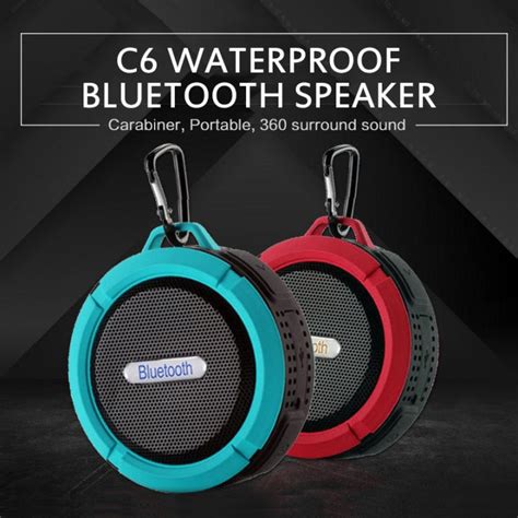 C6 Bluetooth Compatible Speaker Big Suction Cup Bluetooth Stereo