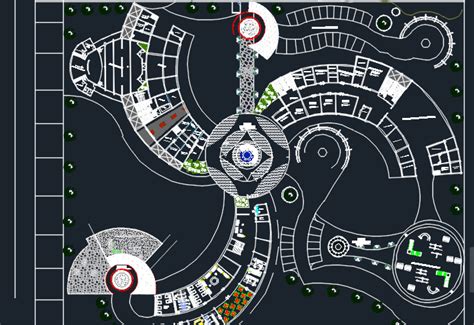 Recreation Complex 2d Dwg Design Full Project For Autocad Designscad
