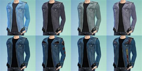 My Sims 4 Blog Denim Jacket For Males By Am1253