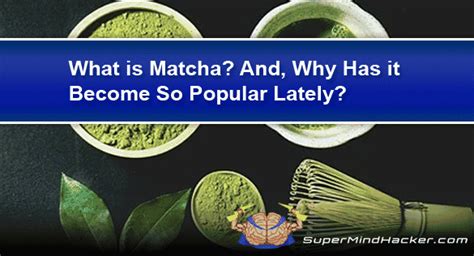 What Is Matcha And Why Has It Become So Popular Lately