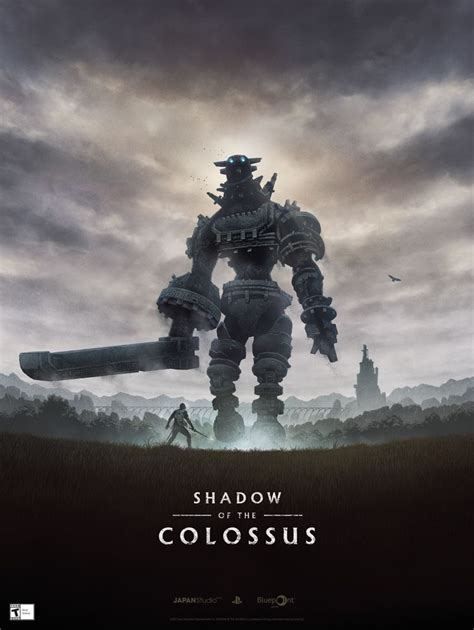 Key Art Commissioned By Playstation For The Shadow Of The Colossus Remake Shadow Of The