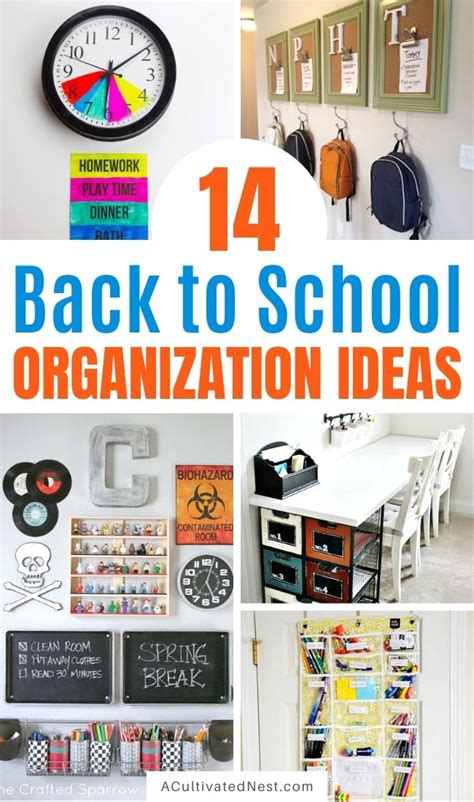 14 Useful Back To School Organization Ideas A Cultivated Nest
