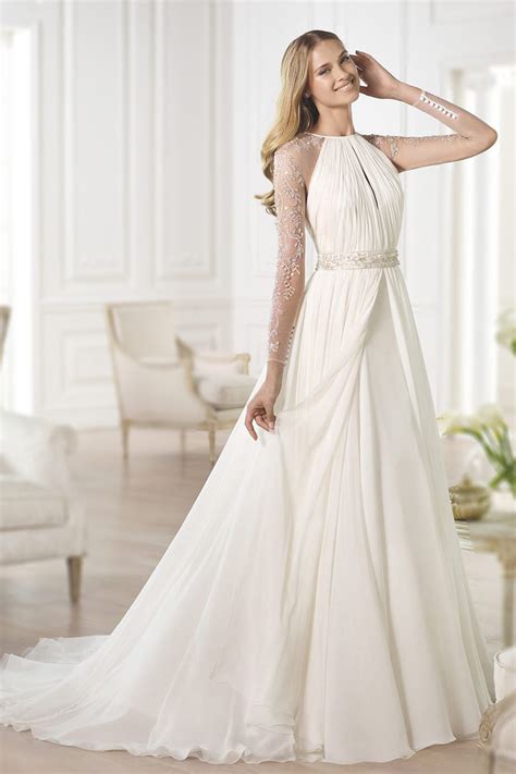 Brautkleider günstig online bei ebay entdecken. Ivory A-Linie Reißverschluss Chiffon Brautkleider mit ...