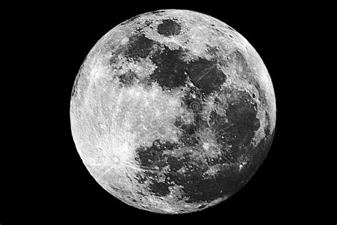 Luna Llena Foto De Archivo Imagen De Luna Grande Espacio 6041968